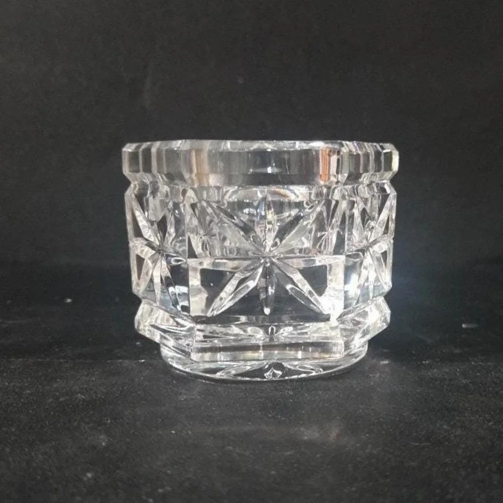 Hexagonal Glass Tealight Candle Holder, Heavyweight Votive, Replacement‎ Decor